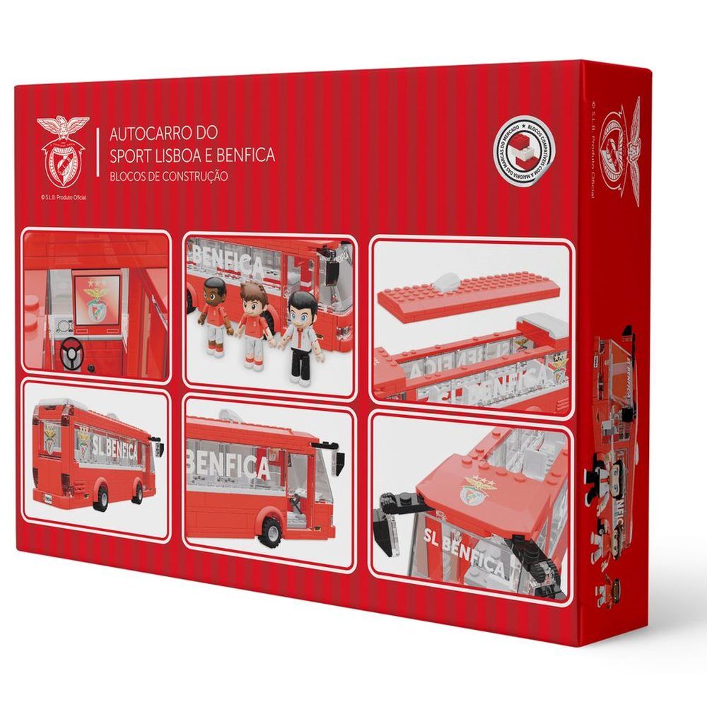 Benfica bus figures set 332 pieces