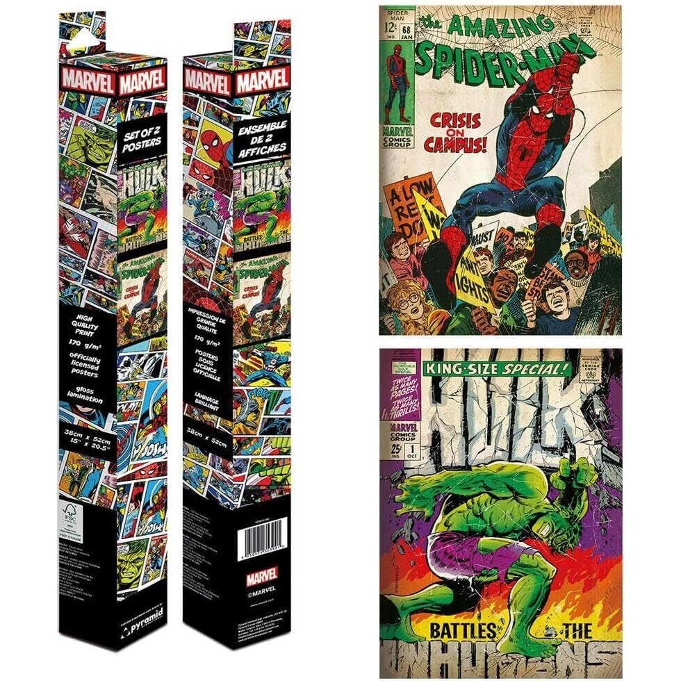Set of 2 Marvel posters