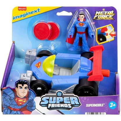 Super Friends Metal Force DC Comics Figure Car Assortment