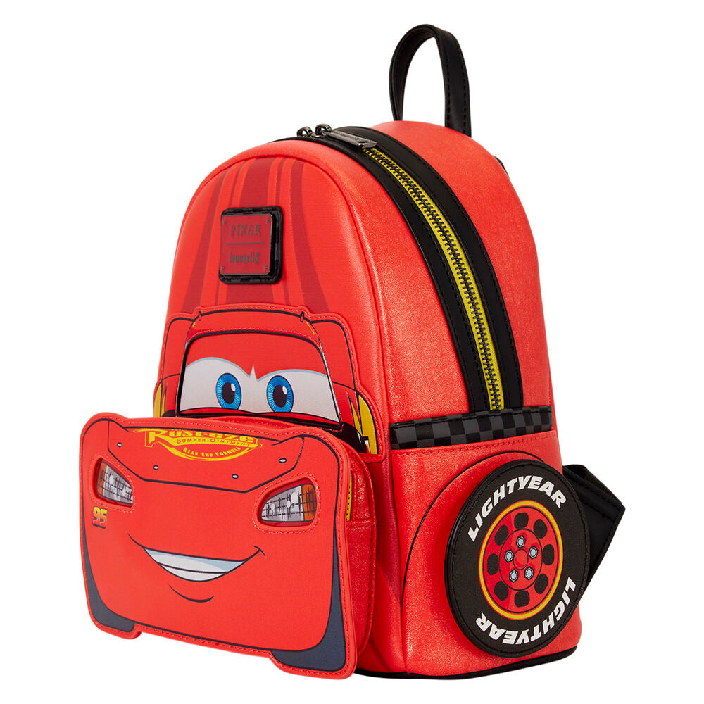 Backpack Cars 20th Anniversary Lightning McQueen Disney Pixar Loungefly 26cm