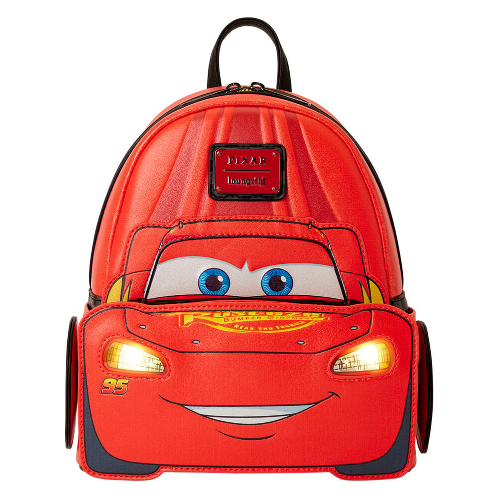 Backpack Cars 20th Anniversary Lightning McQueen Disney Pixar Loungefly 26cm