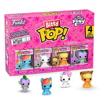 Blister of 4 Bitty POP My Little Pony Rainbow Dash figures