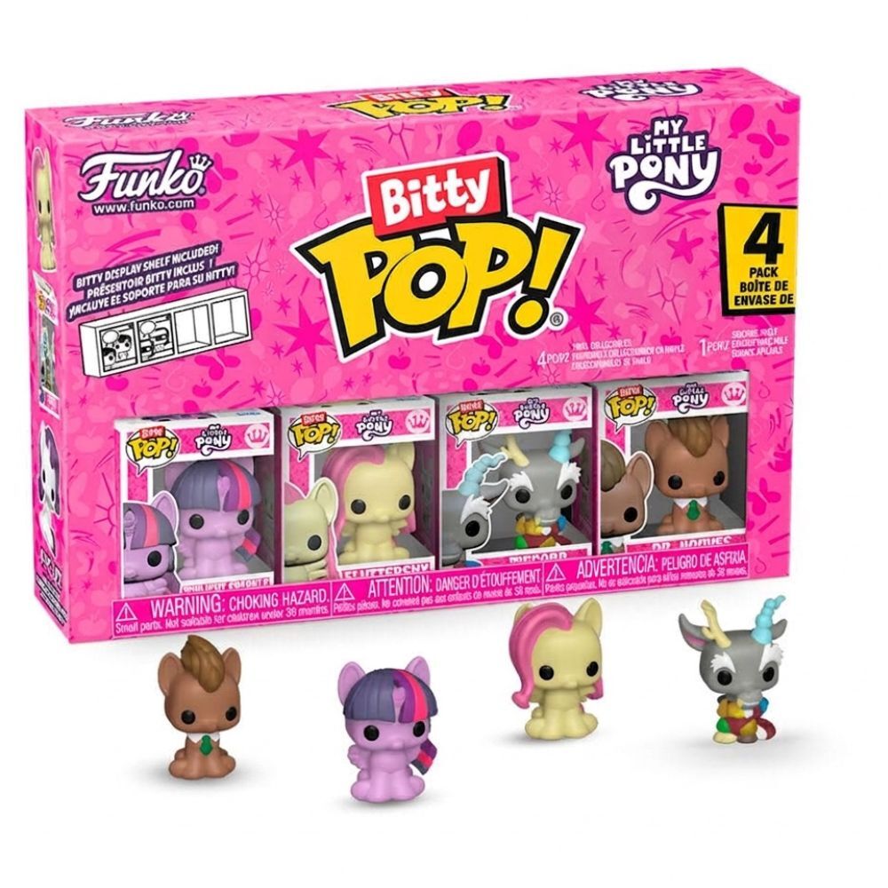Blister 4 figures Bitty POP My Little Pony Twilight Sparkle