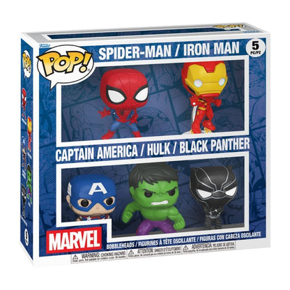 Blister pack of 5 Marvel POP figures