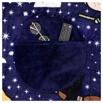 2-in-1 Hogwarts Harry Potter Cushion Blanket