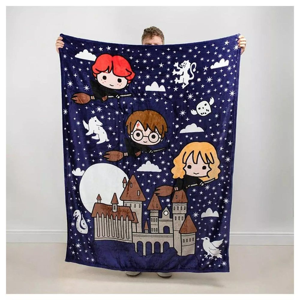 2-in-1 Hogwarts Harry Potter Cushion Blanket