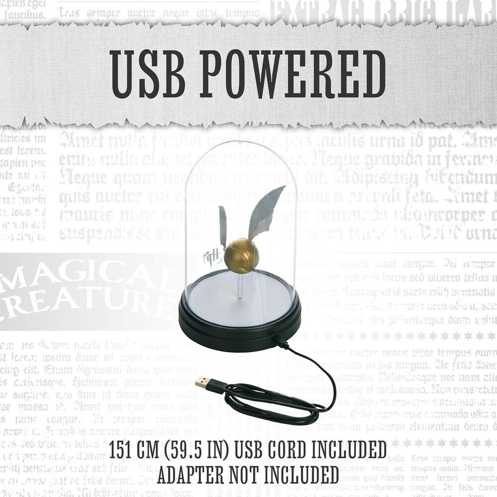 Harry Potter Golden Snitch Bell Lamp