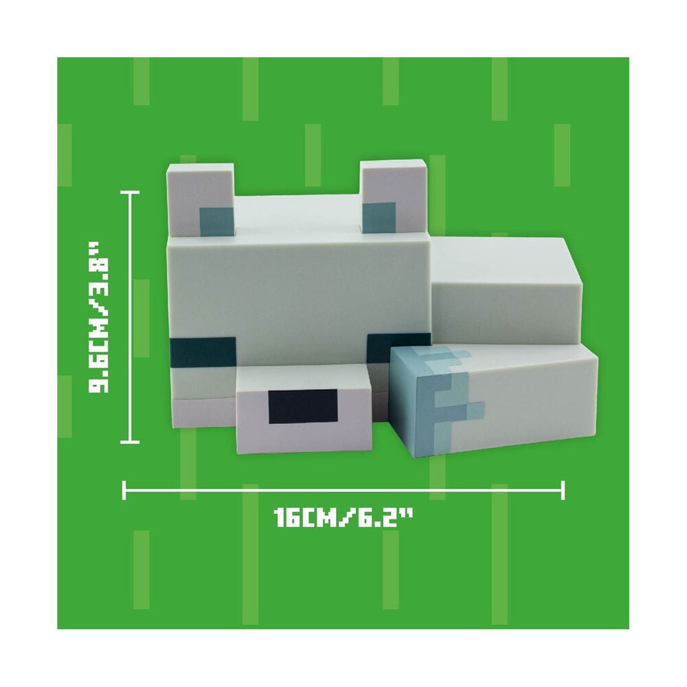 Minecraft 3D Arctic Fox Night Light