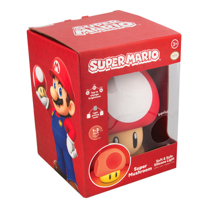 SquishyGlo Rechargeable Lamp Super Mushroom Super Mario Bros