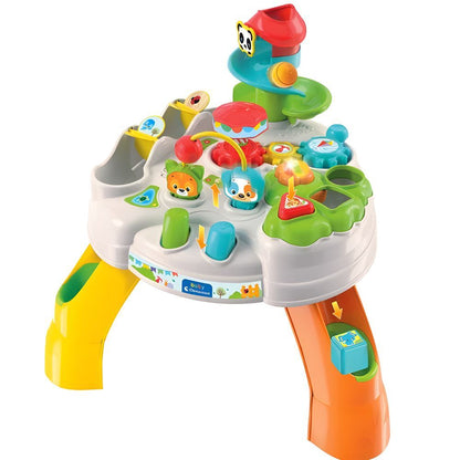 Mesa de actividades para bebés