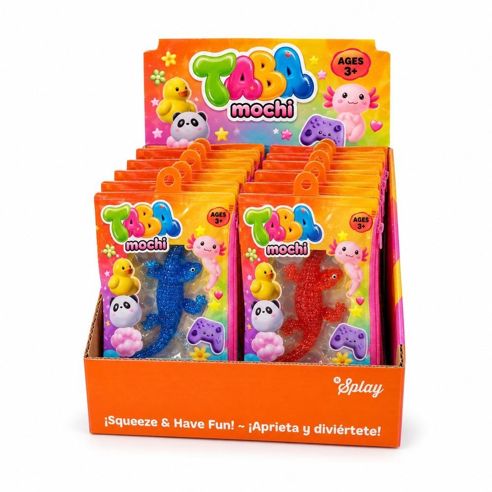 Taba Mochi Lizard Anti-Stress Toy 14cm Assorted