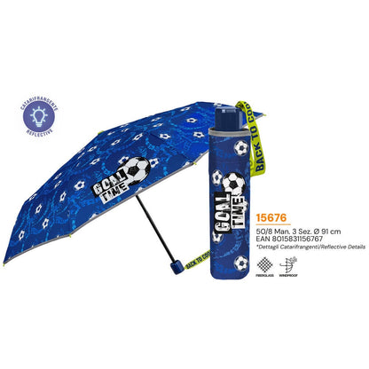 Manually foldable football umbrella, 50cm