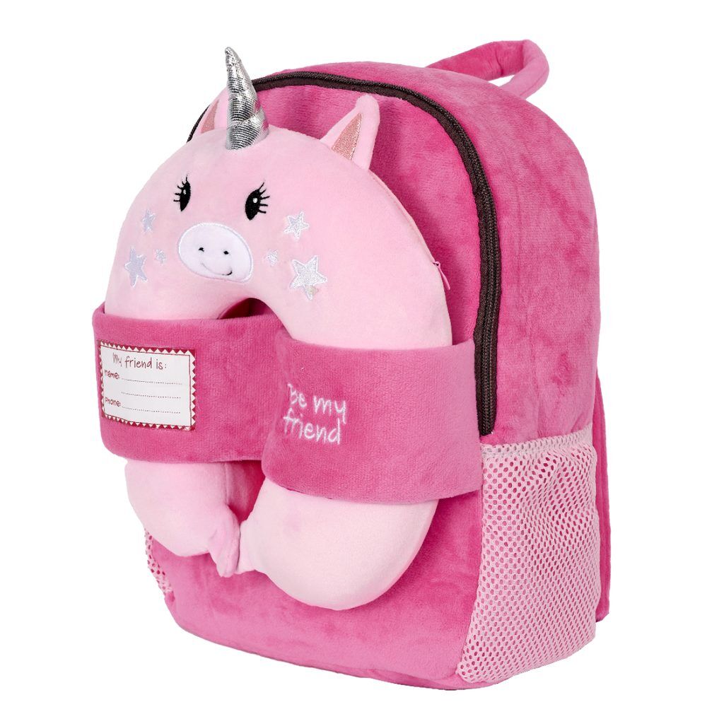Unicorn travel backpack and cushion (27cm)