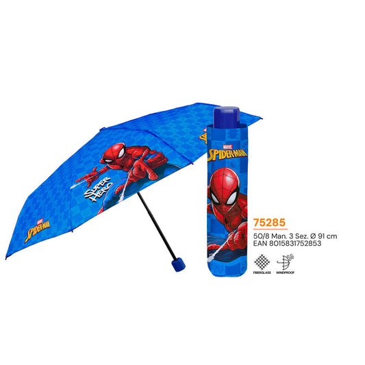 Spiderman Marvel manueller Faltregenschirm 50 cm