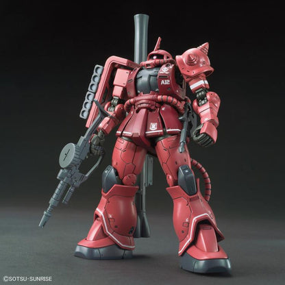 Model kit HG 1144 MS-06S Zaku II Char Aznable Red Comet Ver Gundam The Origin