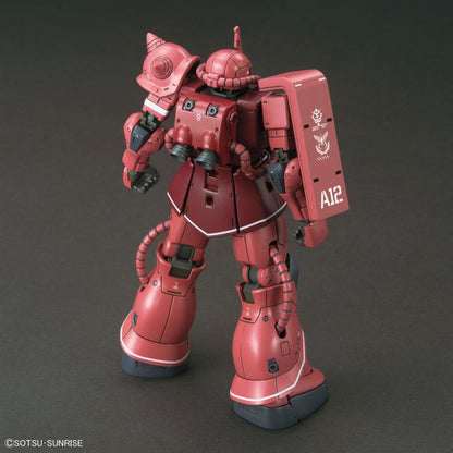 Model kit HG 1144 MS-06S Zaku II Char Aznable Red Comet Ver Gundam The Origin