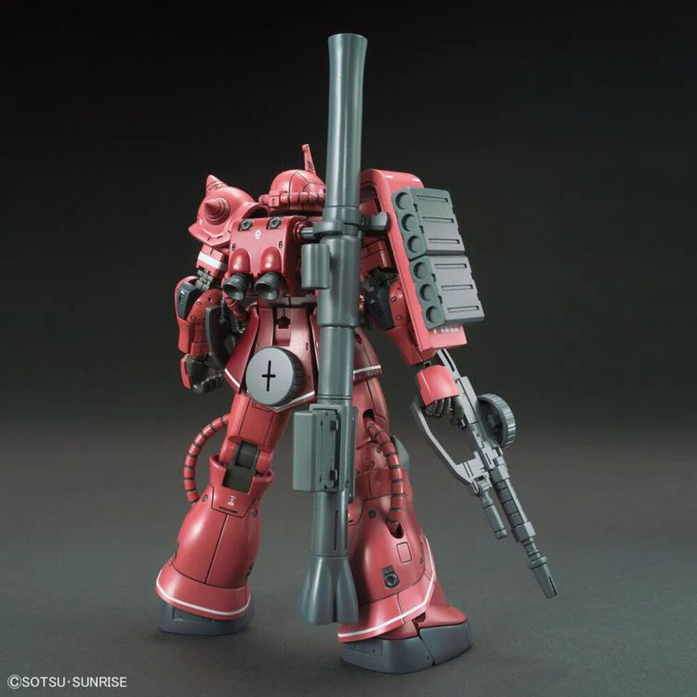 Model kit HG 1144 MS-06S Zaku II Char Aznable Red Comet Ver Gundam The Origin