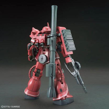 Model kit HG 1144 MS-06S Zaku II Char Aznable Red Comet Ver Gundam The Origin