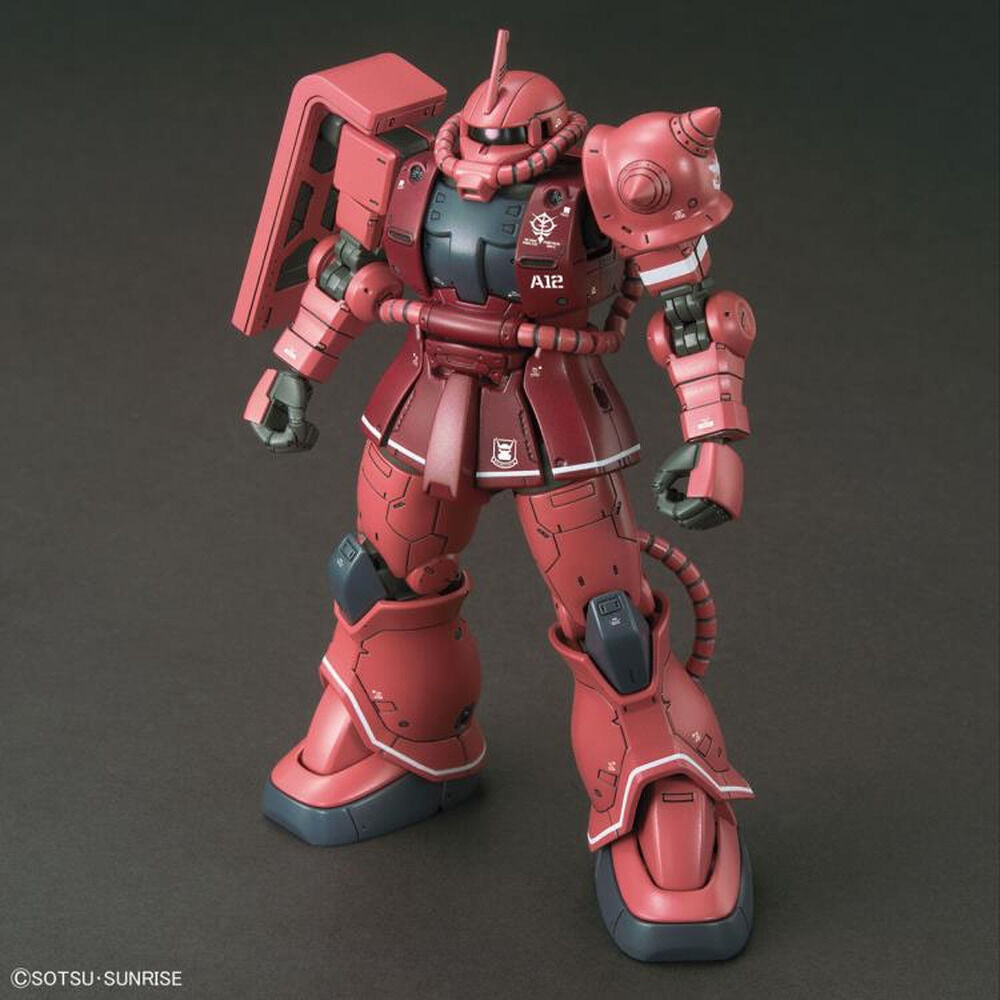 Model kit HG 1144 MS-06S Zaku II Char Aznable Red Comet Ver Gundam The Origin