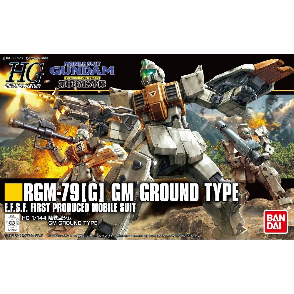 HG 1144 RX-79G Gundam Ground Type Mobile Suit Gundam The 08th MS Team model