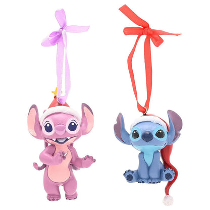 Set of 2 Disney Stitch Christmas Ornaments