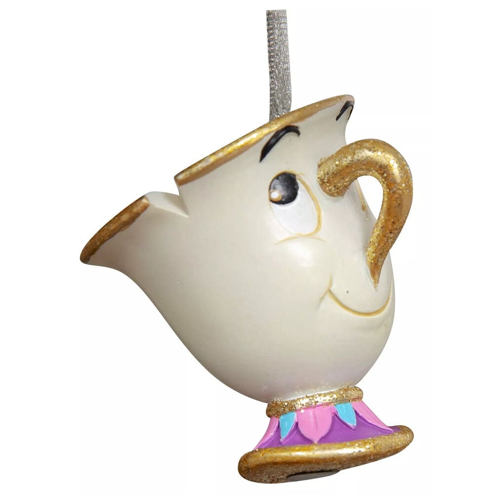 Set of 4 Disney Beauty and the Beast Christmas Ornaments