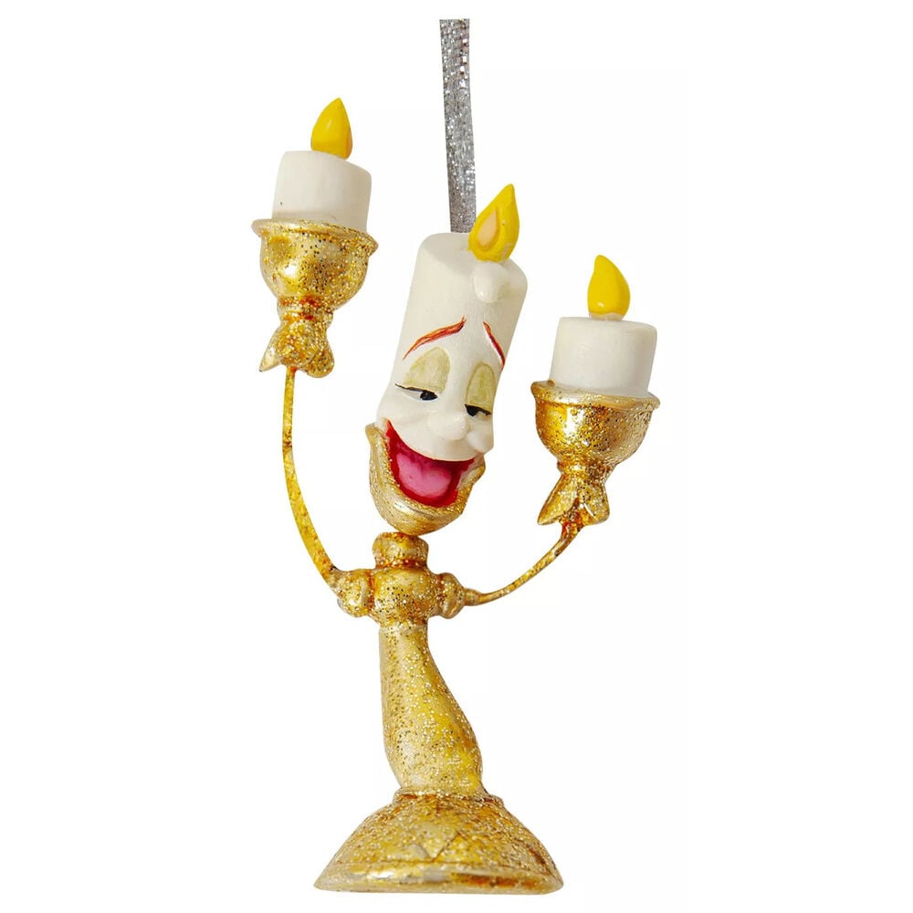 Set of 4 Disney Beauty and the Beast Christmas Ornaments