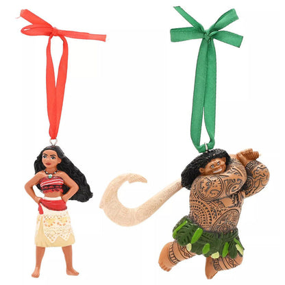 Set of 2 Disney Moana Christmas Ornaments