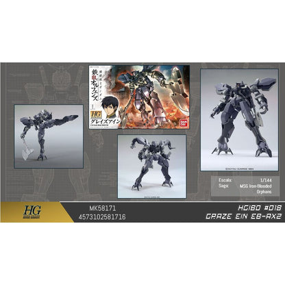 HG 1144 EB-AX2 Graze Ein Mobile Suit Gundam Iron-Blooded Orphans model