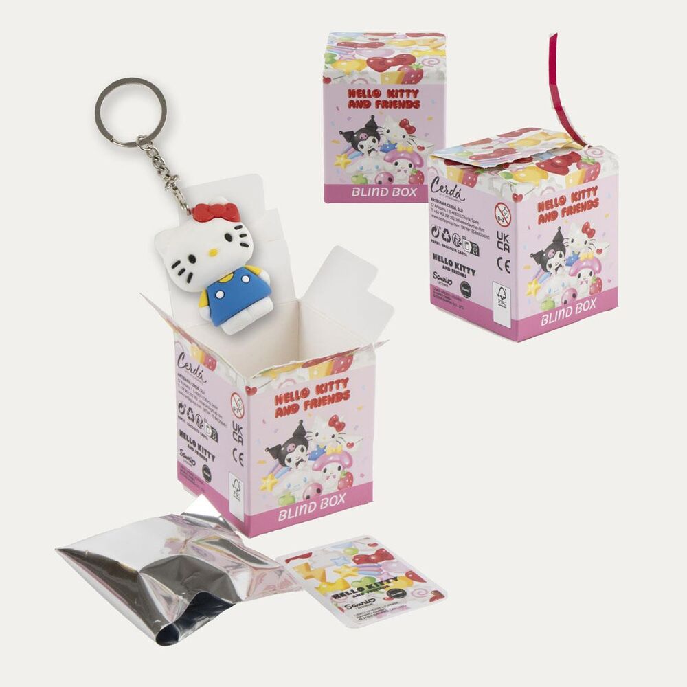 Portachiavi a sorpresa di Hello Kitty e amici (assortiti)