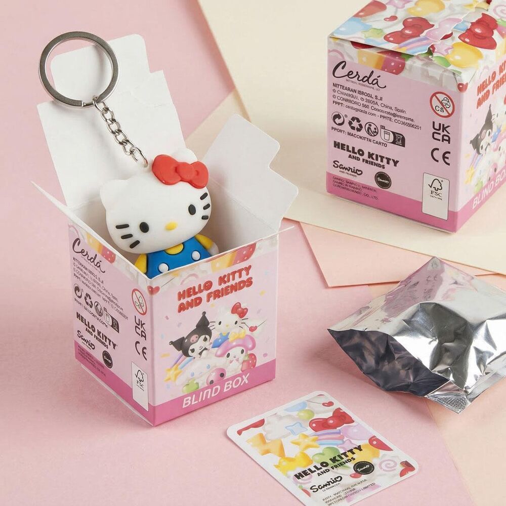 Portachiavi a sorpresa di Hello Kitty e amici (assortiti)