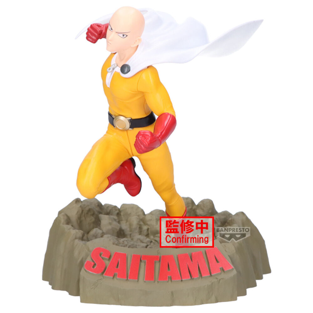 Saitama Crash Figure Base See One-Punch Man Figure 22cm