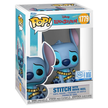 Disney Lilo & Stitch POP Figure - Stitch with Movie Reel Exclusive
