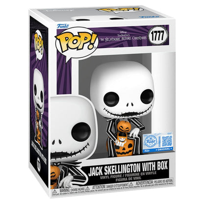 Disney POP! Nightmare Before Christmas Jack Skellington Figure with Box Exclusive