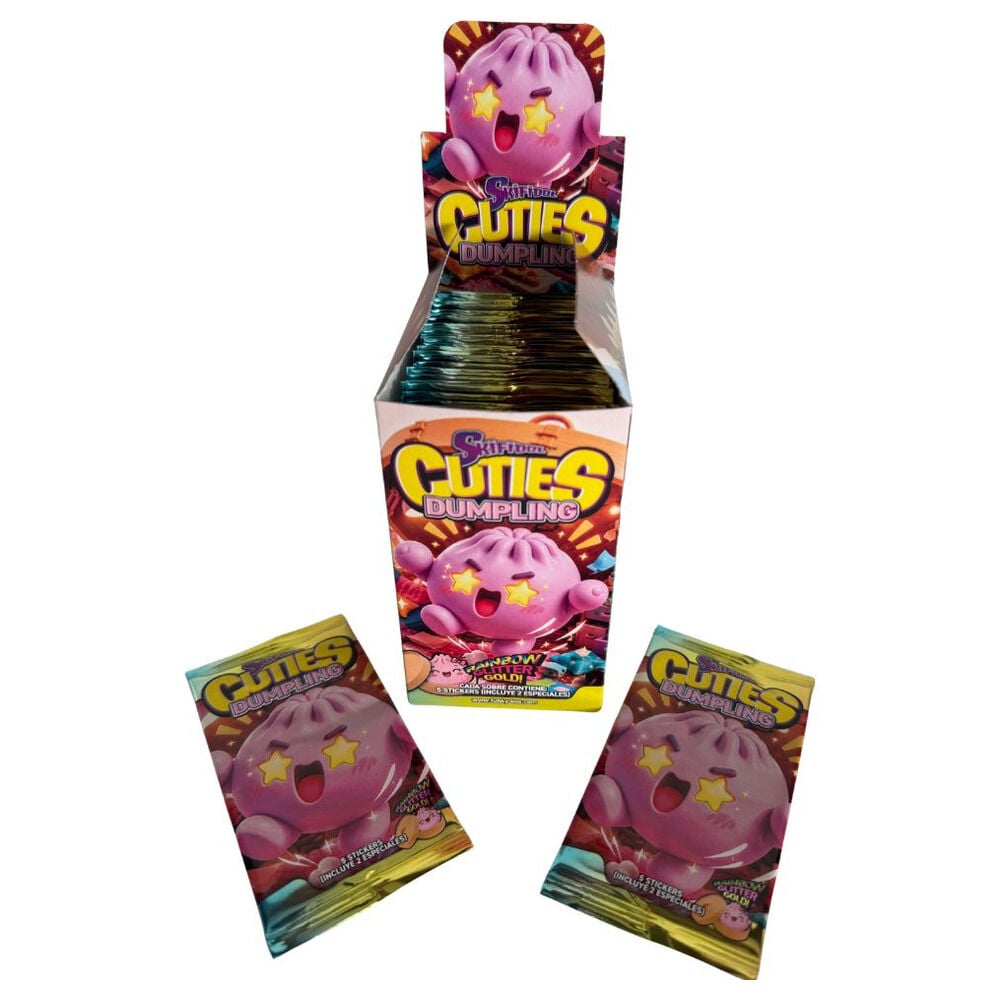 About 5 collectible Skifidol Cuties Dumpling cards