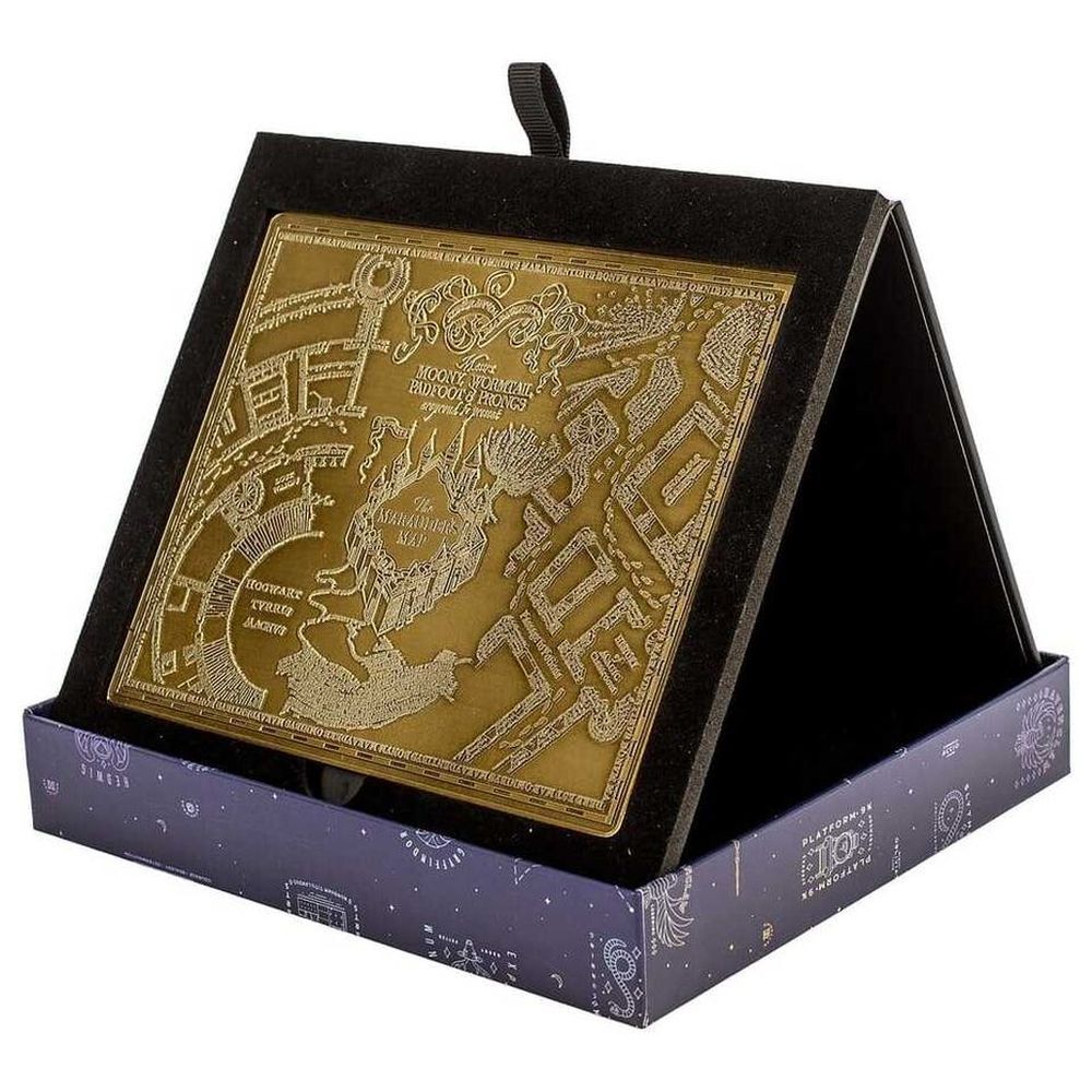 Replica Metal Plaque of the Marauder's Map from Harry Potter, 15cm