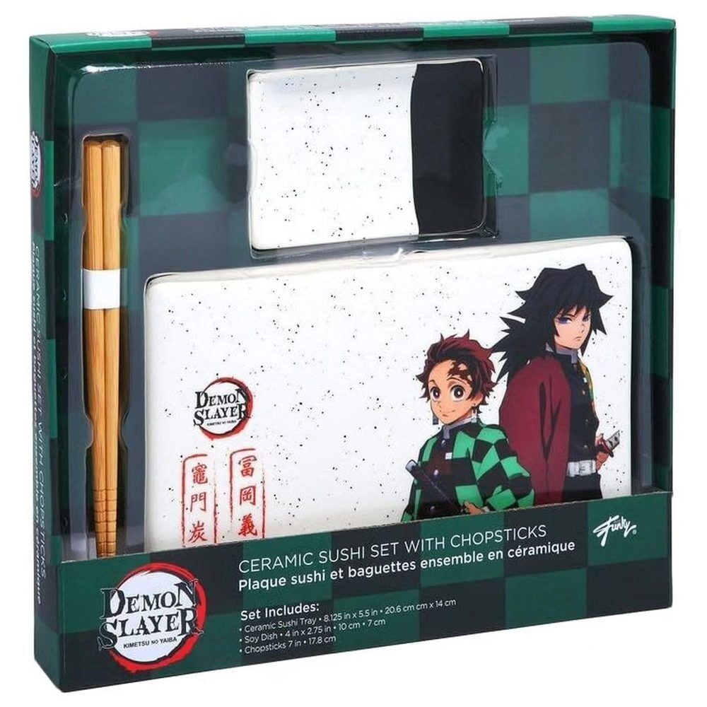 Tanjiro Sushi Set Demon Slayer Kimetsu no Yaiba 3pcs