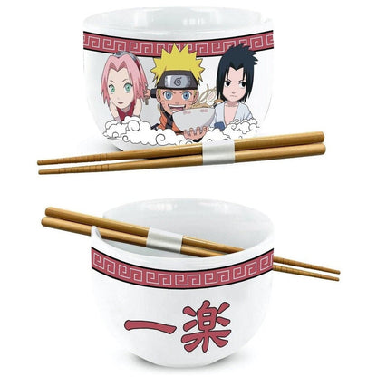 Naruto Shippuden Ramen Chopsticks Bowl 470ml