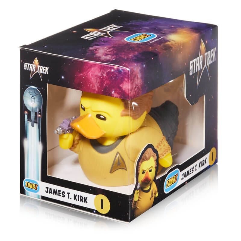 James T Kirk Star Trek Rubber Duck Figure 9cm