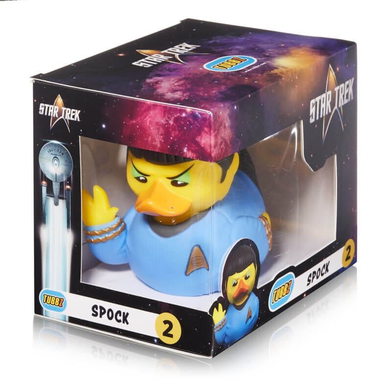 Spock Star Trek Rubber Duck Figure 9cm