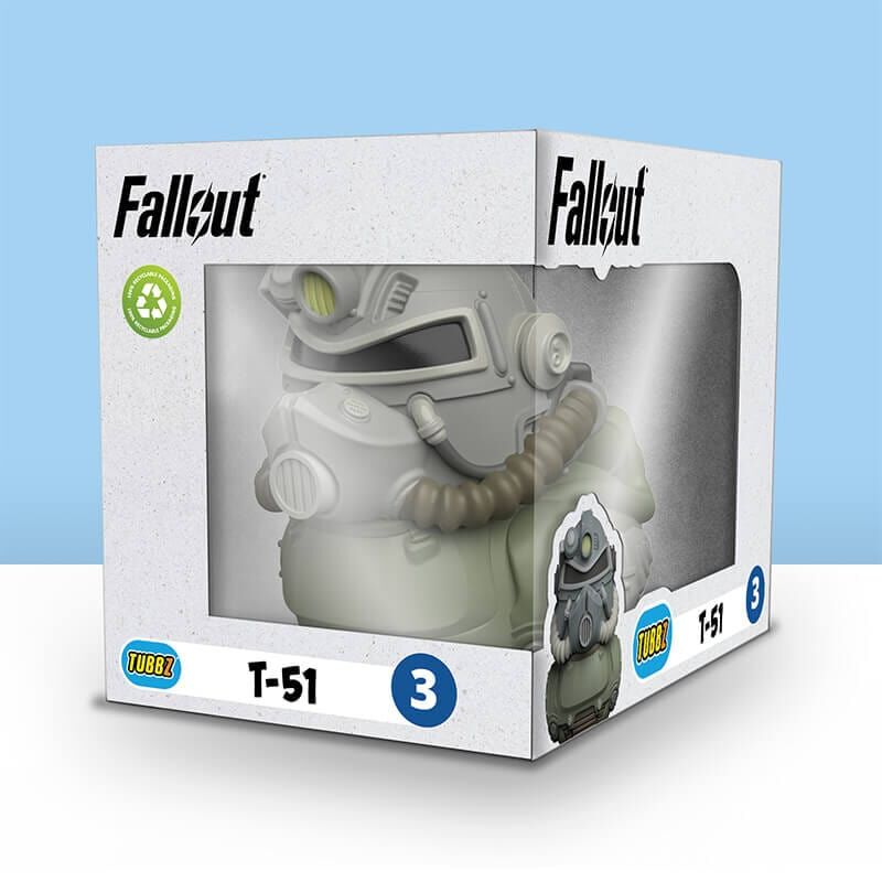 Fallout T-51 Rubber Duck Figure 9cm