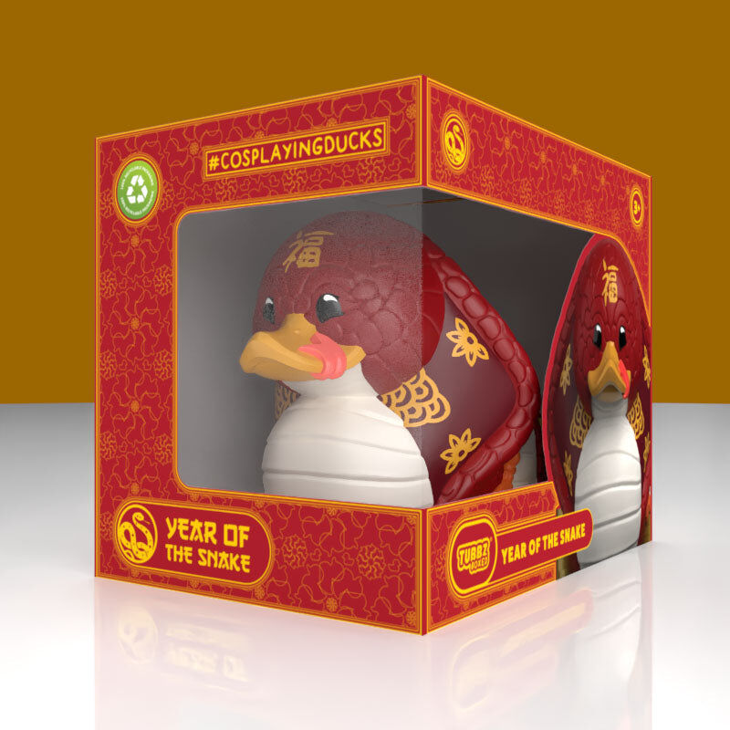 Rubber Duck Snake Figure Chinese New Year 5cm9cm
