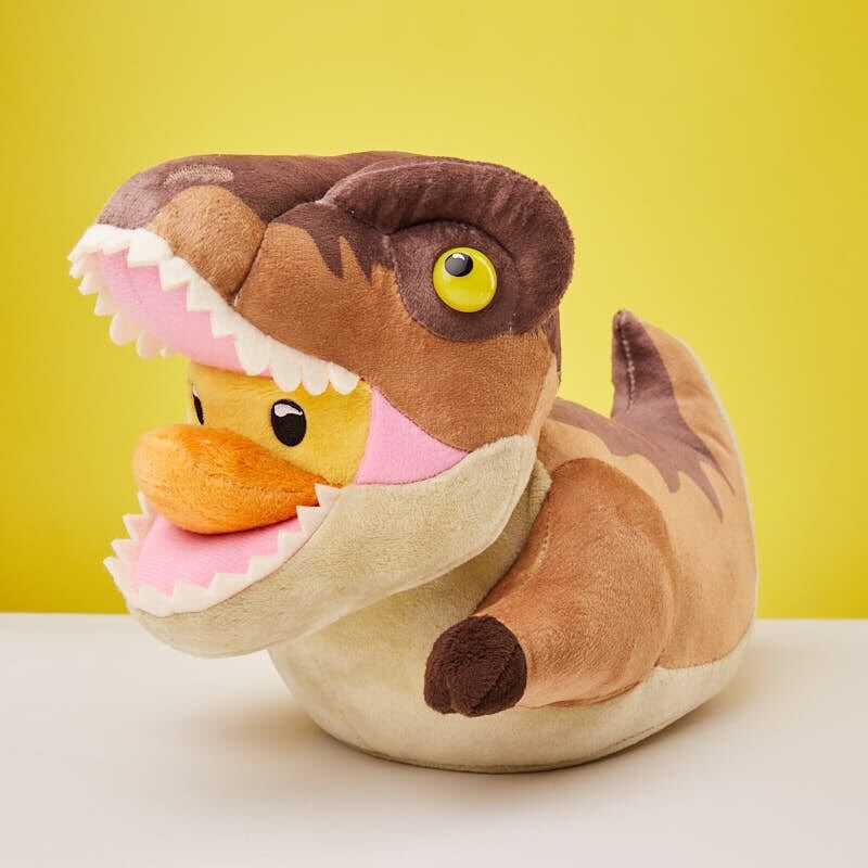 Jurassic Park T-Rex Rubber Duck Plush Toy 23cm