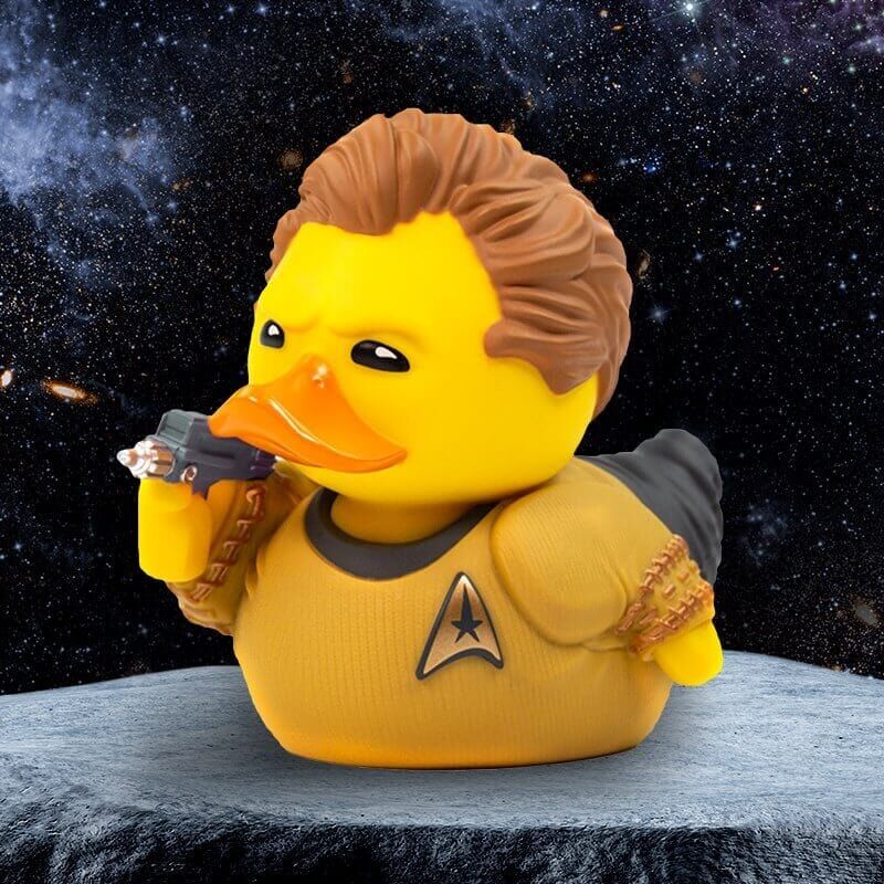 James T Kirk Star Trek Rubber Duck Figure 9cm