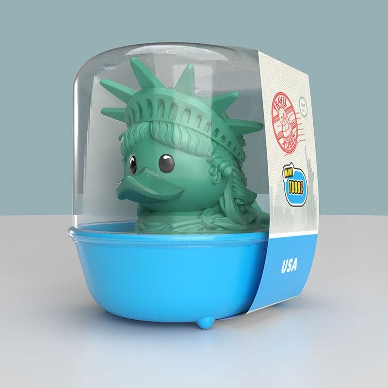 Rubber Duck Figure USA 5cm