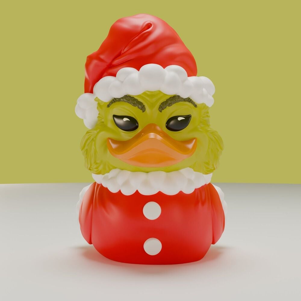 Rubber Duck Figure Santa Outfit The Grinch 5cm