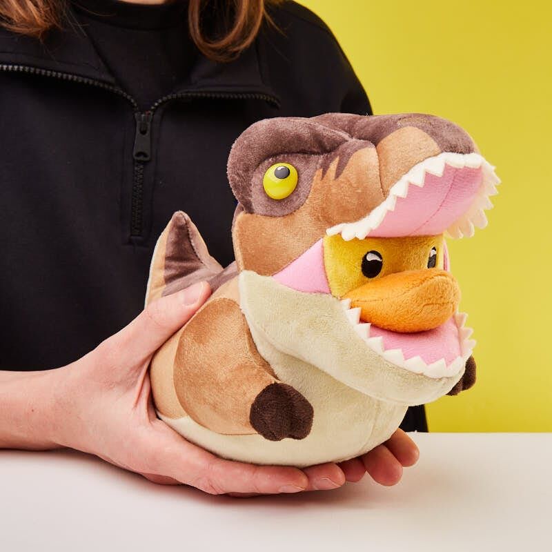 Jurassic Park T-Rex Rubber Duck Plush Toy 23cm