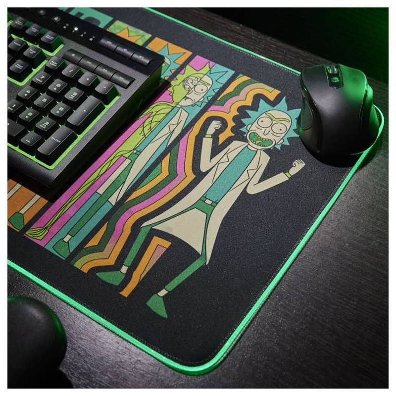 Rick & Morty Gaming Mouse Pad with Wireless Charger