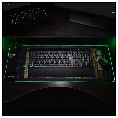 Rick & Morty Gaming Mouse Pad with Wireless Charger