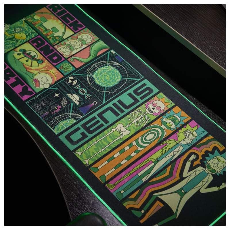 Rick & Morty Gaming Mouse Pad with Wireless Charger